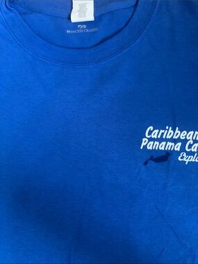 Princess Cruises Caribbean Panama Canal Explorer Tee - Royal Blue